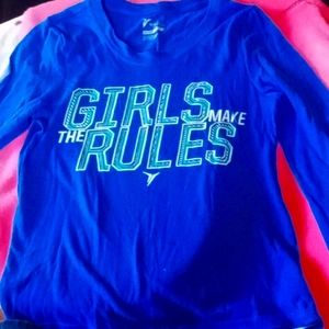 Blue long sleeve shirt